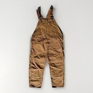 VINTAGE Carhartt Men's 44x30 BRN Duck Bib Overalls Cotton RN 14806 USA